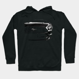 Ford Mustang GT - Black (1) Hoodie